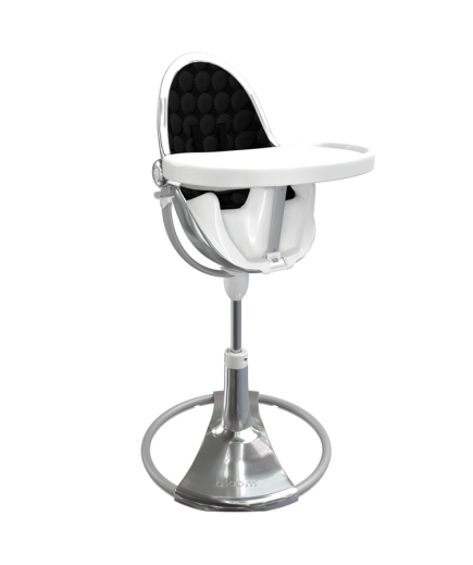 Стільчик для годування Bloom Fresco Silver+midnight black E10535-S\\E10516-MBL Стільчик для годування Bloom Fresco Silver+midnight black E10535-S\\E10516-MBL