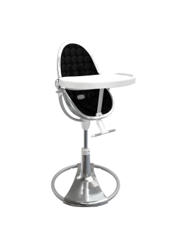 Стільчик для годування Bloom Fresco Silver+midnight black E10535-S\\U10543-MB