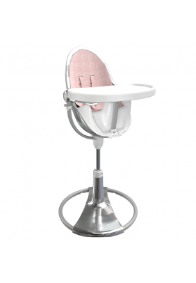 Стульчик для кормления Bloom Fresco White+blush pink E10535-W\U10543-P