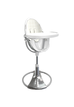 Стільчик для годування Bloom Fresco Silver+coconut white E10535-S\\U10543-CW