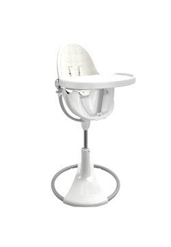 Стільчик для годування Bloom Fresco White+lunar silver E10535-W\\E10516-LSL