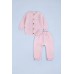 Комплект для новонародженого(кофта+штани) в\'язка 0-9 Canario 10029 -рожевий
