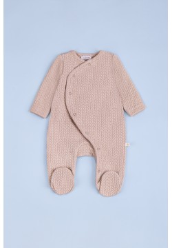 Комбінезон для дітей 50-74 For my baby 22478 -бежевий