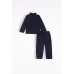 Комплект утеплений(толстовка+штани) хлопчик 92-122 0536.7т.син