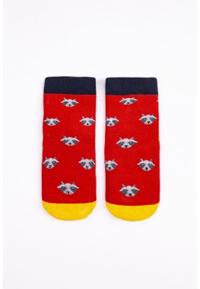 Шкарпеток з гальмами махра  22-25 Bross 54882/009897 -червоний