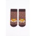 Шкарпетка з гальмами махра 22-25 Bross 53885/009590 -коричневий