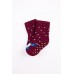 Шкарпетки з гальмами махра 22-25 Bross 57036/010196 -бордовий