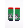 Шкарпеток з гальмами махра  22-25 Bross 54882/009897 -зелений