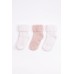 Набір шкарпеток з гальмами махра (3шт) 22-25 Bross 14708 -молочний