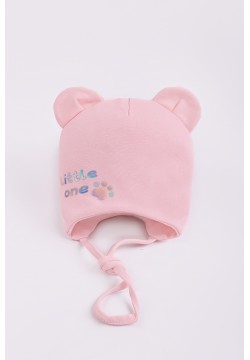 Шапка "Little one" трикотаж н/з  Talvi 02744 персиковий