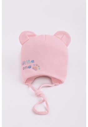 Шапка "Little one" трикотаж н/з  Talvi 02744 персиковий