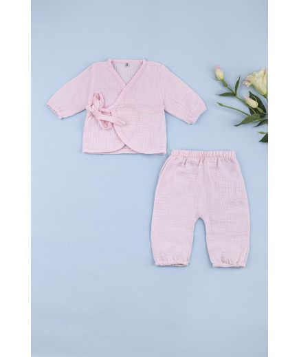 Комплект (льоля+штаны) 56 Twins Baby 2407 -рожевий