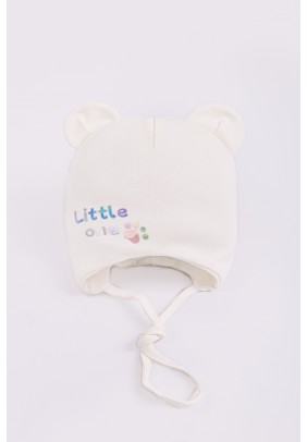 Шапка "Little one" трикотаж н/з  Talvi 02744 молочний