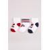 Набір шкарпеток з гальмами махра (3шт) 6-12 Bross 010433 -білий