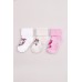 Набір шкарпеток з гальмами махра (3 шт.) 6-12 Bross 010225 -молочний