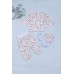 Комплект для новонародженого (льоля+повзунки+чепчик) 56-62 Фламинго 695-048 -блакитний