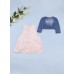 Сукня+куртка дитяча 9-24 Bebus 13705 - персиковий