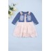 Сукня+куртка дитяча 9-24 Bebus 13705 - персиковий