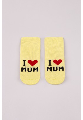 Шкарпетки для новонародженого 0 ТО 147 -жовтий - 