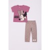 Комплект(футболка+лосини)"Мінні" дівчинка Deco Kids 26670 коричневий