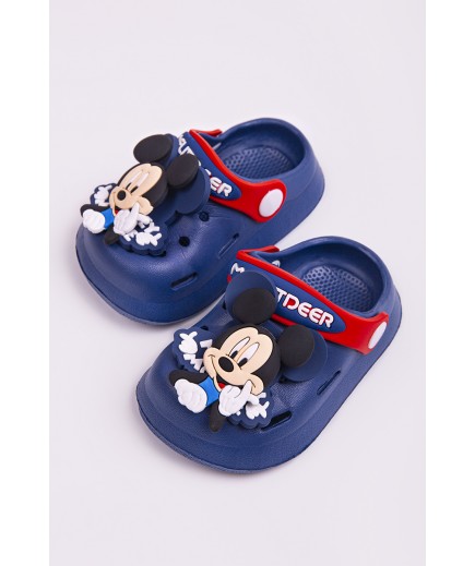 Крокси "Міккі" хлопчик Babyshop 407 темно-синій