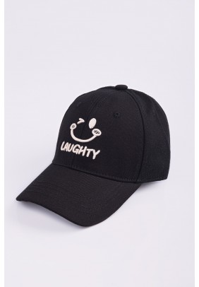 Кепка "Laughty" Makko К2325 чорний