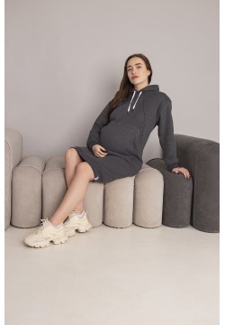 Сукня для вагітних утеплене 38-46 LESSON -сірий