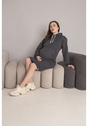 Сукня для вагітних утеплене 38-46 LESSON -сірий - 