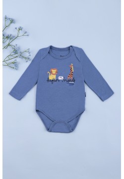 Боди для новорожденных 3-12 Miniworld 16442 -синий