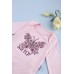 Комплект для новонародженого (боді довг.рук+штани+шапка) 3-6 Miniworld 16342 -рожевий фото 2