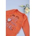 Комплект для новонародженого (боді довг.рук+штани+слинявчик) Miniworld 3-6 TO 16371 -помаранчевий