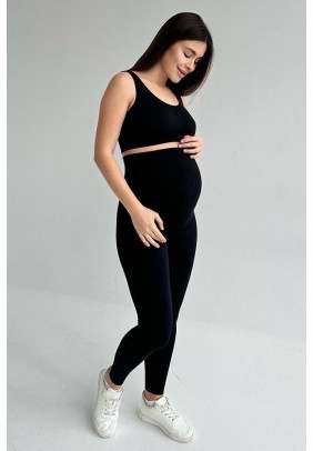 Легінси для вагітних 102928 -чорний