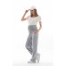 Штани для вагітних спортивні LESSON 3805 -сірий