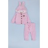 Комплект (кота довг.рук+штани) в\'язка 3-9 BabyMy 4060 -рожевий