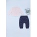 Комплект для хлопчика (кофта+штани) 68-92  TO 21645 - сірий