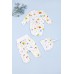 Комплект для новонароджених (боді+повзунки+шапочка) 56 Фламинго 433-222 - різнобарвний