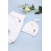 Комплект для новонароджених (боді+ползунки+шапка) 56 Фламинго 433-069 Українка - молочний
