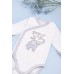 Комплект для новонародженого (боді+повзунки+шапочка) 50-62 Фламинго 433-071 - молочний