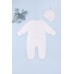 Комплект для малюків (комбінезон+шапка) 62 Фламинго 130-069 - молочний фото 2