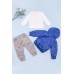 Комплект для хлопчика (вітровка+штани+футболка довг.рук.) 6-24 TO 50235 -синій