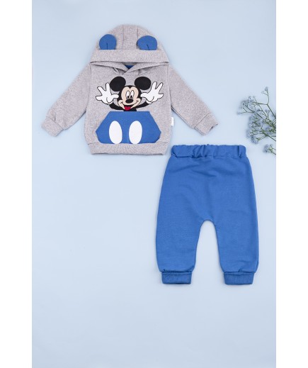 Комплект для хлопчика (кофта+штани) 6-18 TO 40353 -блакитний