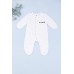 Комбінезон для новонародженого 50-62 Minikin Simple 2311005 -білий