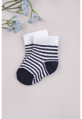 Шкарпетки для новонароджених 0-6 Bebelinna 15075-1 -білий - 