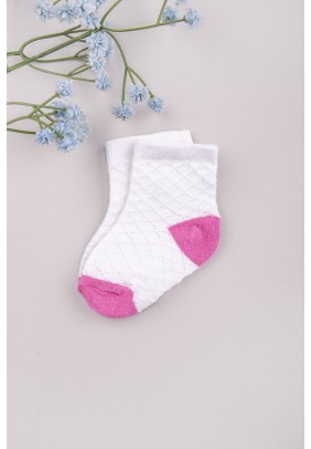Шкарпетки для новонародженого 0-6 Defne DEF-К32-31 -білий - 