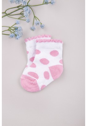 Шкарпетки для новонароджених 0-6 Bebelinna 15075-2 -білий - 