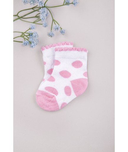 Шкарпетки для новонароджених 0-6 Bebelinna 15075-2 -білий