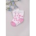 Шкарпетки для новонароджених 0-6 Bebelinna 15075-2 -молочний