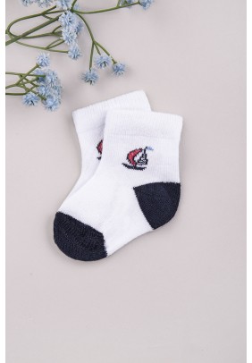 Шкарпетки 0-6 Bebelinna 15075-1 -білий - 