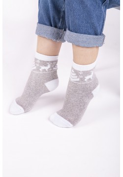 Шкарпетки (махра) 12-18 Мамин Дім 6102023 -сірий