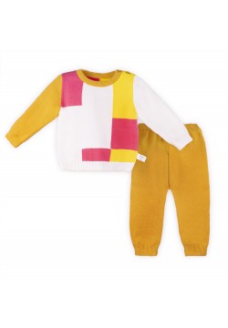 Комплект дитячий (светр+штани) в\'язаний 62-80 KO 21HM037/B61040